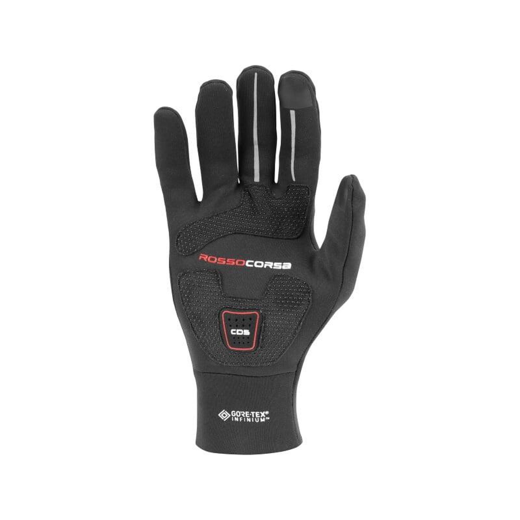 Manusi ciclism calduroase cu degete lungi - Perfetto Ros - negru