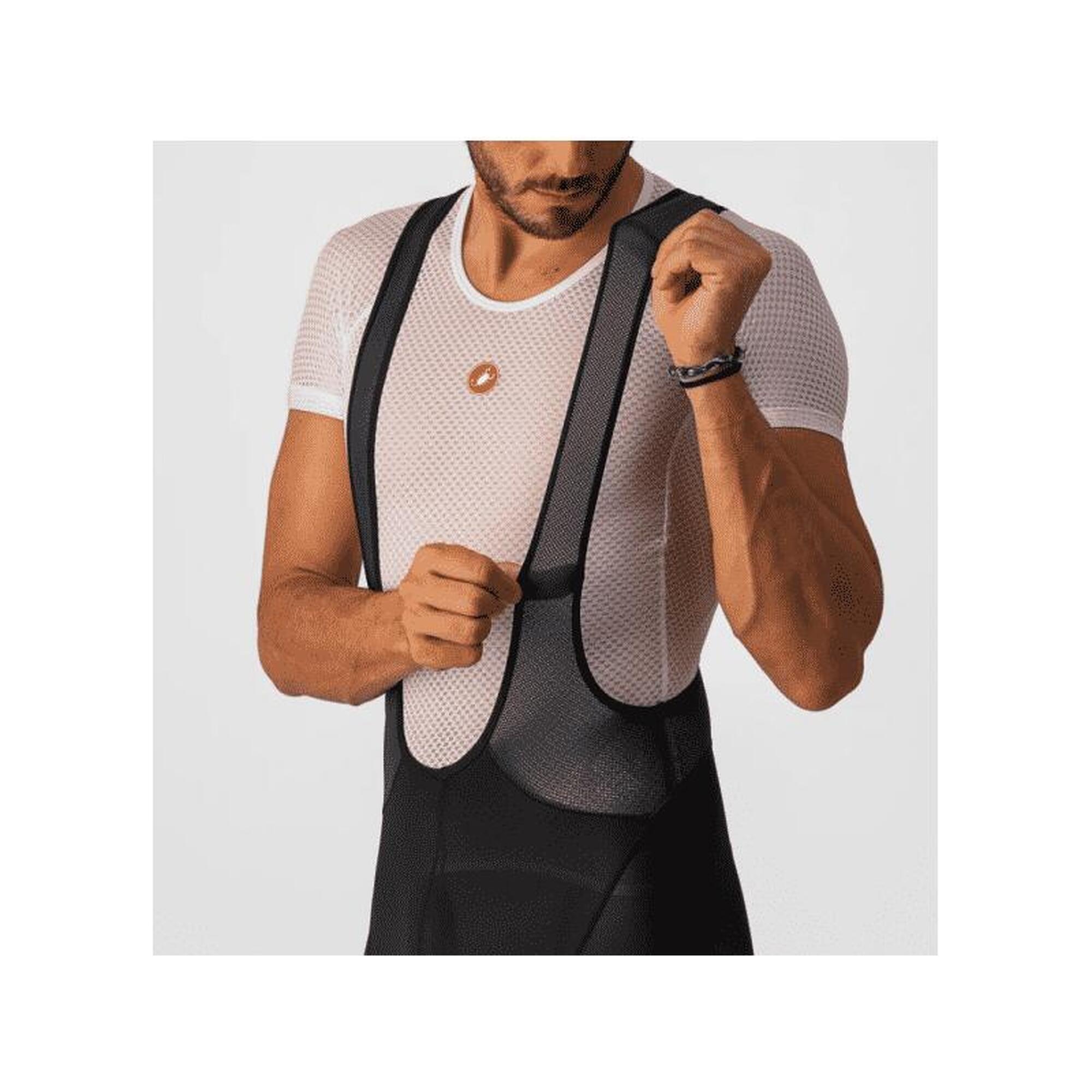 Pantaloni ciclism scurti cu bretele - Endurance 3 Bibshort - 15-35 gr C - negru