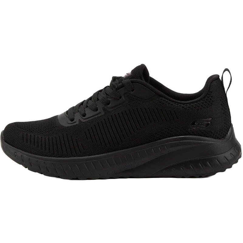 Pantofi sport femei Skechers Bobs Squad Chaos-Face Off, Negru