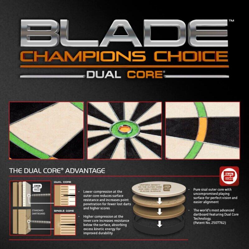 Winmau Dartboard Champions Choice Dual Core 6/7