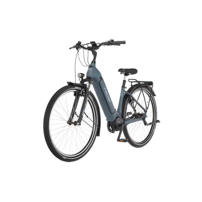 FISCHER City E-Bike Cita 4.2i - grün, RH 43 cm, 28 Zoll, 711 Wh Rücktritt