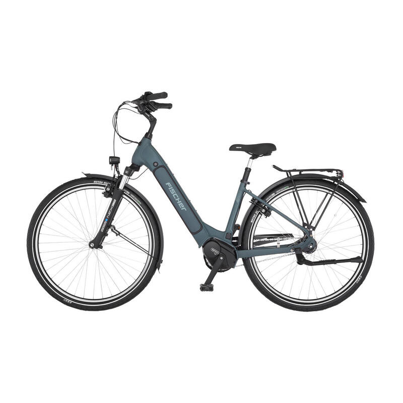 FISCHER City E-Bike Cita 4.2i - grün, RH 43 cm, 28 Zoll, 711 Wh Rücktritt