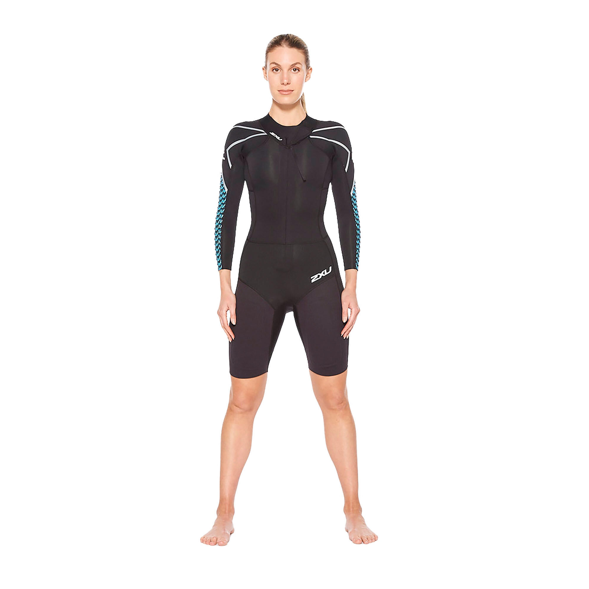 2xu - Combinaison 2xu Swimrun Femme 1 3/2/1,5 Mm - Shorty Néoprene - Noir - 36 Xs - Decathlon