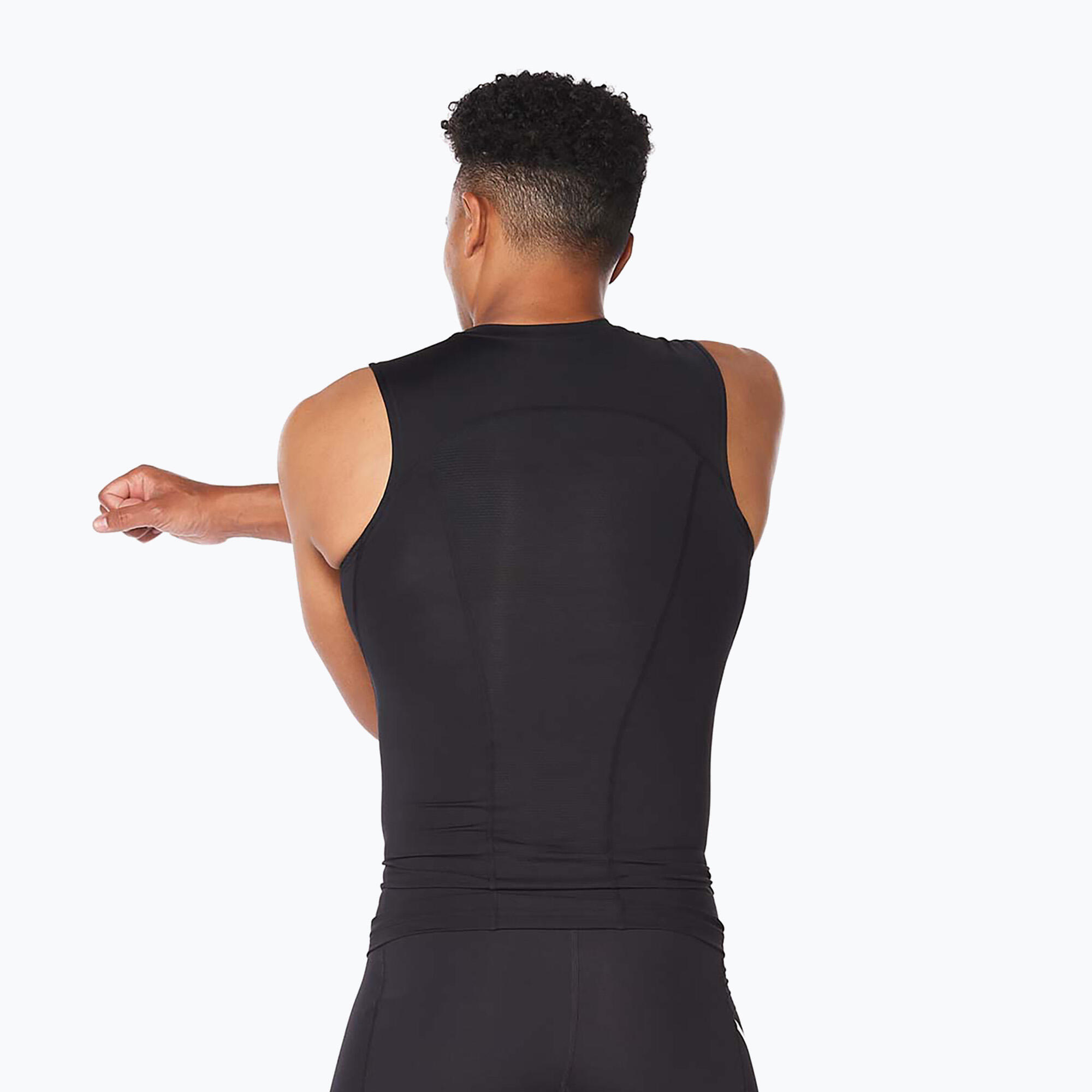 Camiseta sin mangas de entrenamiento 2XU Core Compression para hombre 2/4