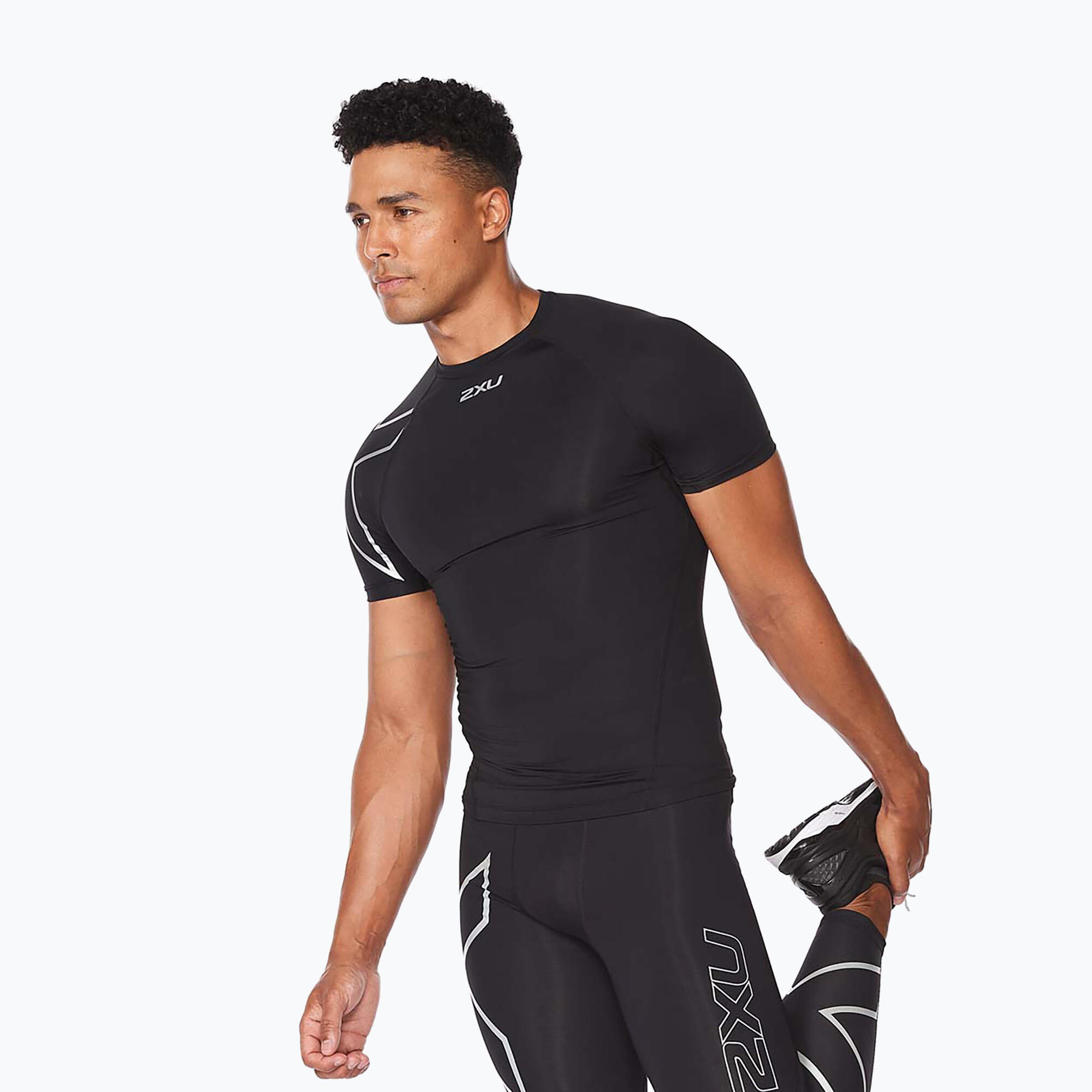 Camiseta de manga larga de entrenamiento 2XU Core Compression para hombre 2/5