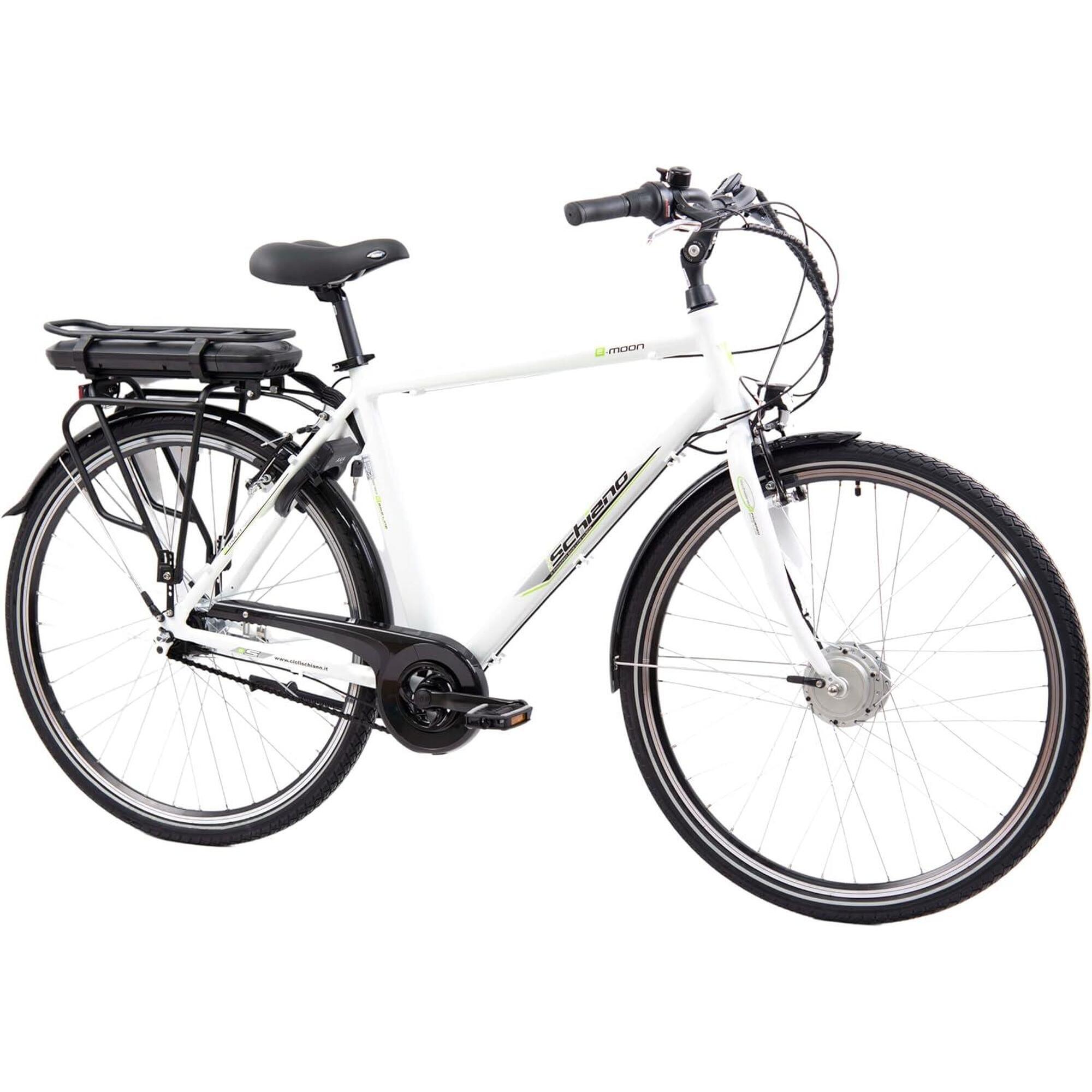 Bicicleta E-Moon Nexus 7 de 28", quadro de alumínio, quatro rodas rígidas