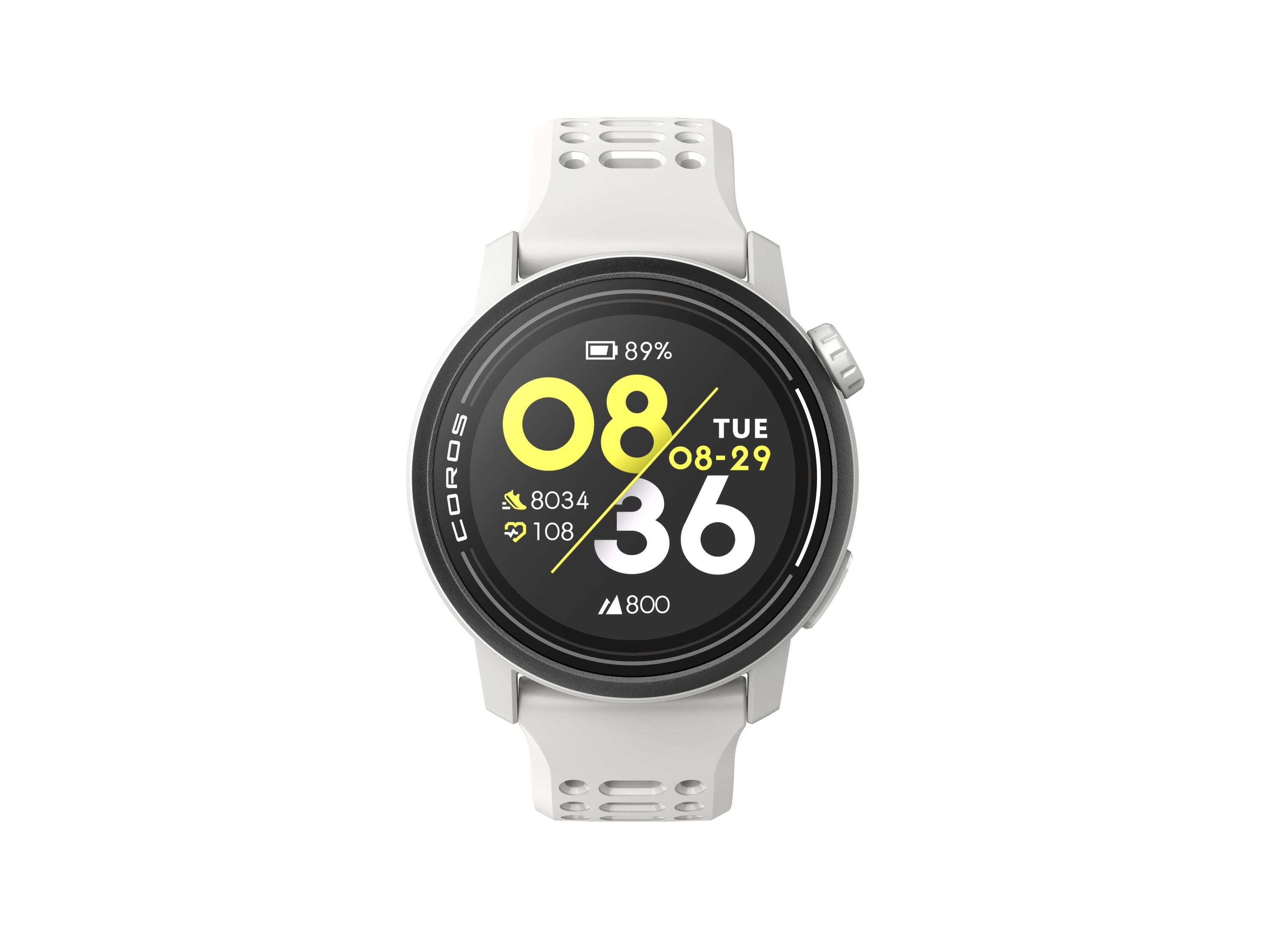 Montre COROS Pace 3 blanche avec bracelet en silicone 2/7