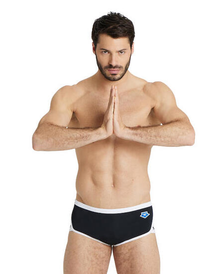 Arena Zwemboxer Icons Low Waist Solid Zwart