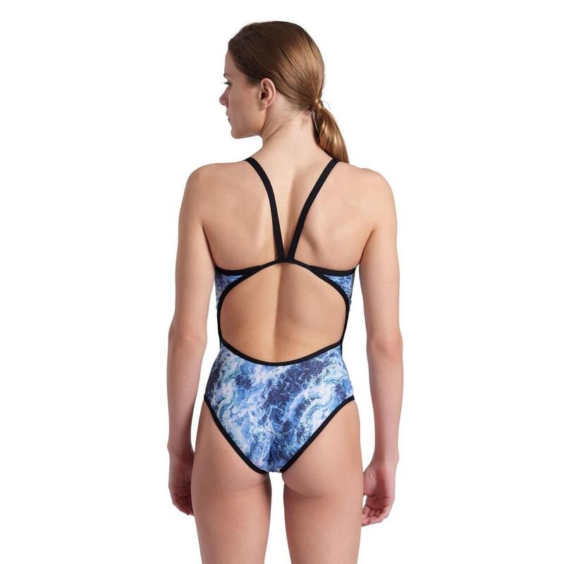 Arena W Pacific Swimsuit Super Fly Back black-blue Multi
