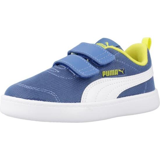 Zapatillas Marcha Bebé Puma Courtflex V2 Mesh V Azul