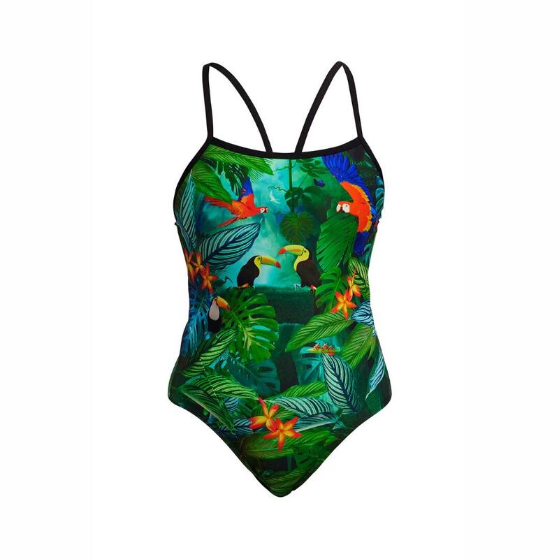 Funkita Ladies Single Strap One Piece Lost Forest