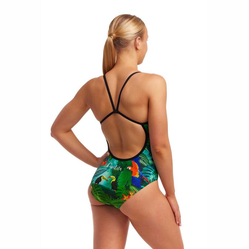 Funkita Ladies Single Strap One Piece Lost Forest