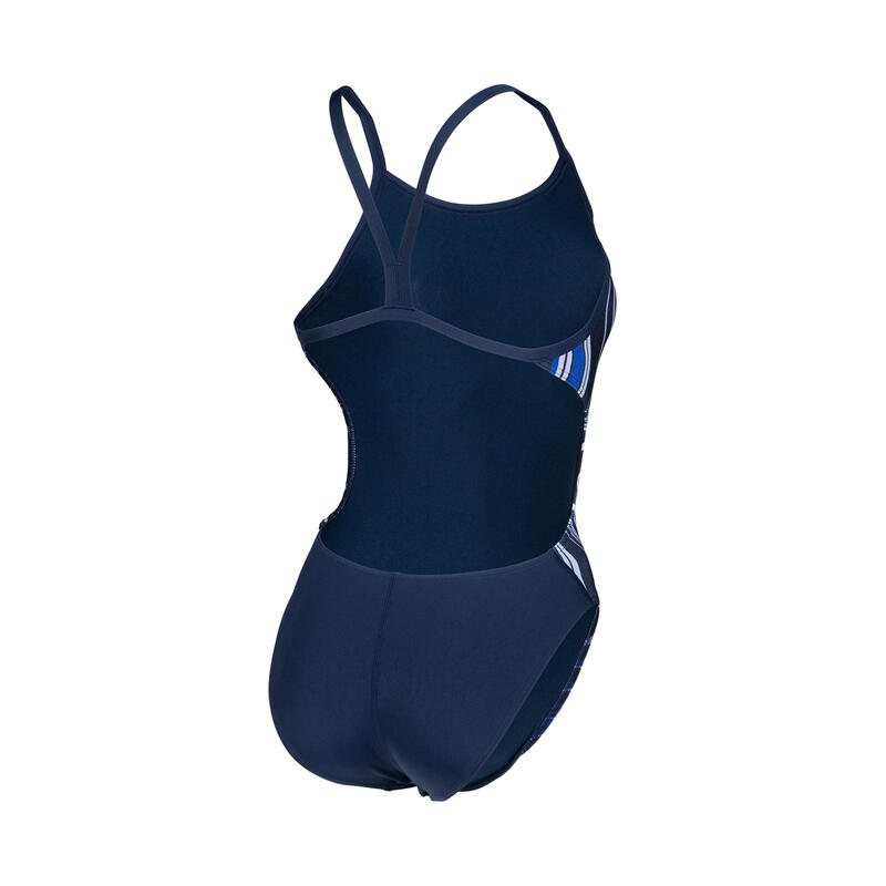 Arena W Swimsuit Challenge Back Marbled-Navy-Navymulti