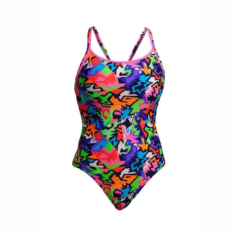 Funkita Ladies Diamond Back One Piece Sharp Edges