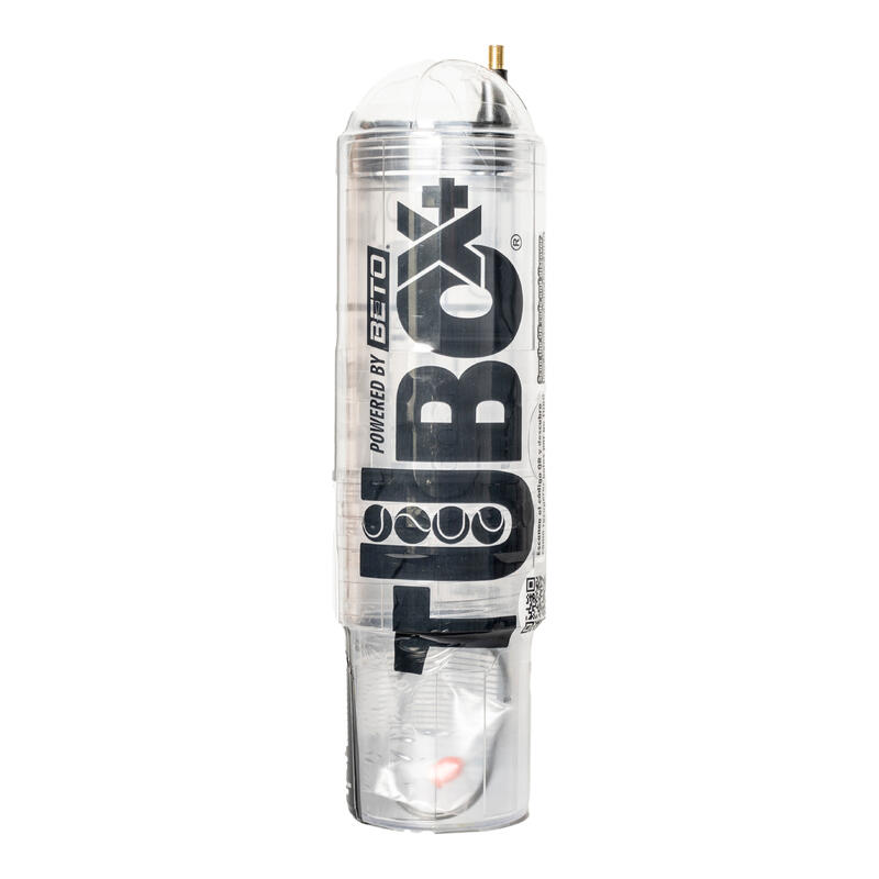 TuboX4 Crystal (sin bomba) | TuboPlus - Presurizador de Pelotas de Tenis y Padel