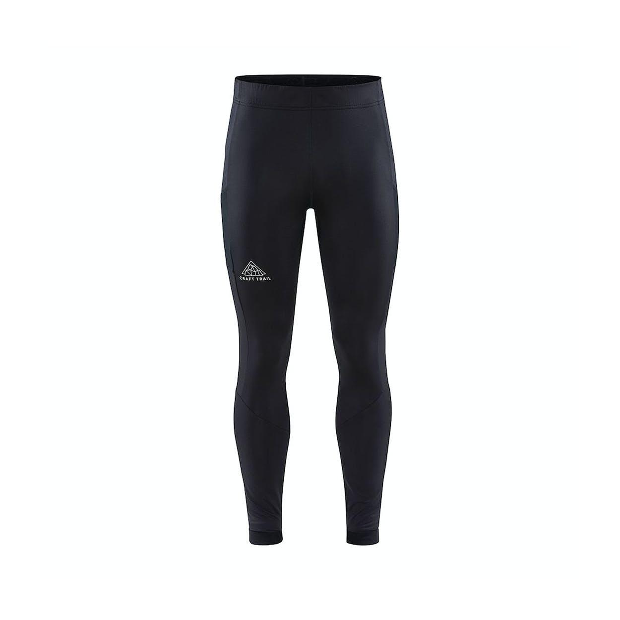 Craft Pro Trail Mens Running Tight Black- XL 6/7