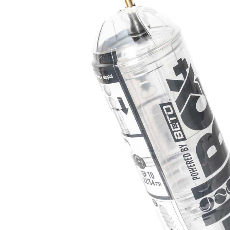 TuboX4 Crystal + Bomba de aire 27cm | Presurizador de Pelotas de Tenis y Padel