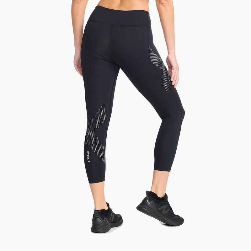 Legginsy treningowe damskie 2XU Motion Mid-Rise Compression 7/8