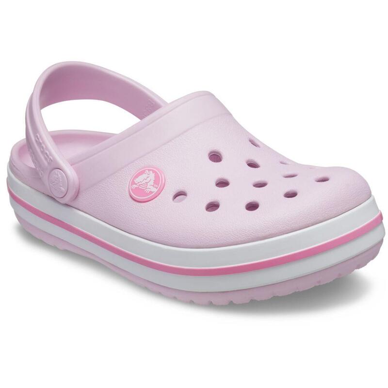 Crocband Clog (兒童) Ballerina 粉紅涼鞋