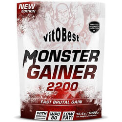 Monster Gainer 2200 - 7 kg Fraise de VitoBest