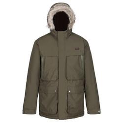 Parka Motif/style Imperméable VOLTER Homme (Kaki Foncé)