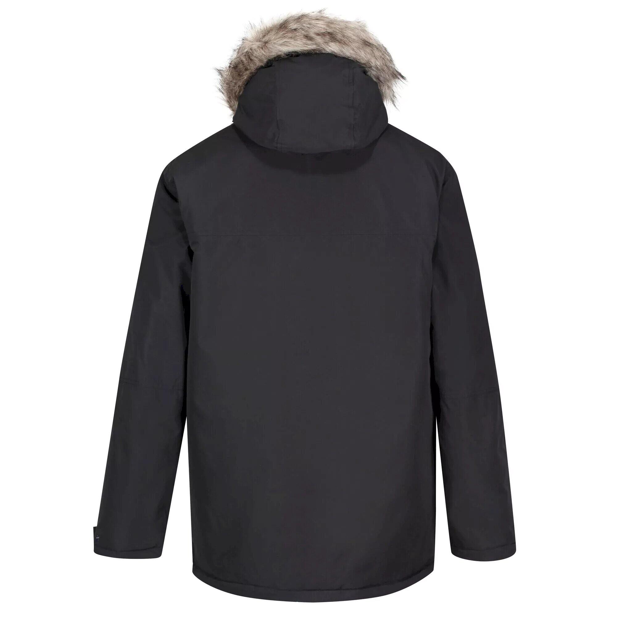 Parka Motif/style Imperméable VOLTER Homme (Noir) 2/5