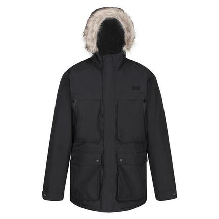 Parka Motif/style Imperméable VOLTER Homme (Noir)