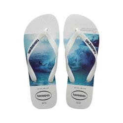HAVAIANAS - MEN HYPE WHITE/WHITE/BLUE
