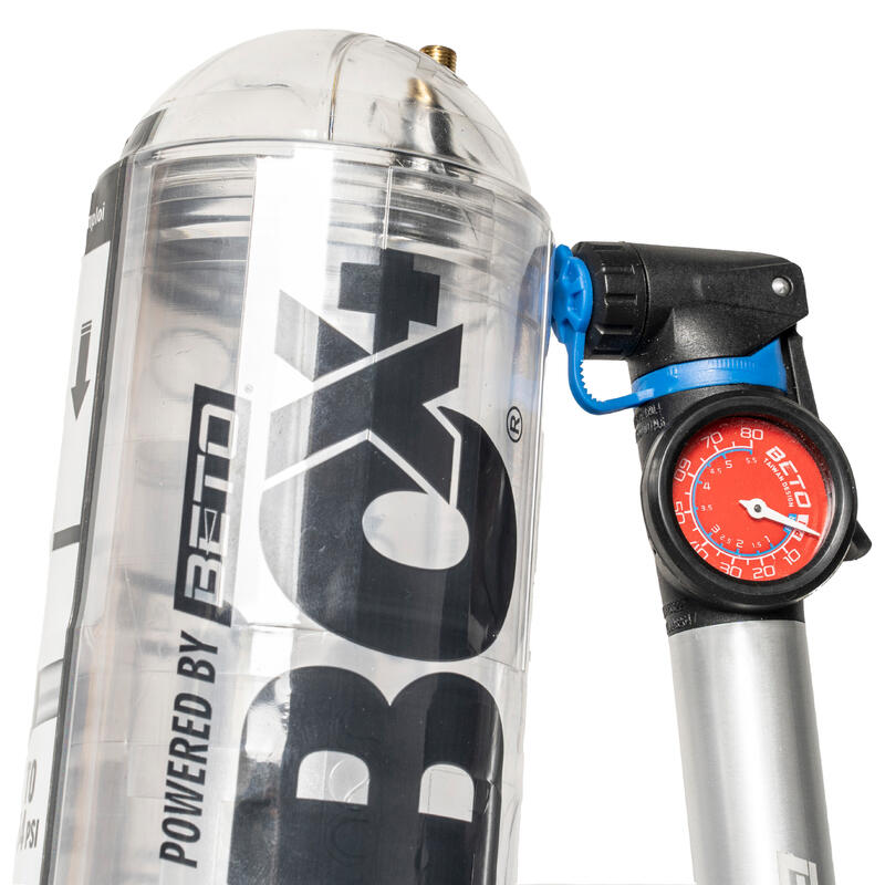 TuboX3 Crystal + Bomba de ar 22cm | Pressurizador de bolas de ténis e padel