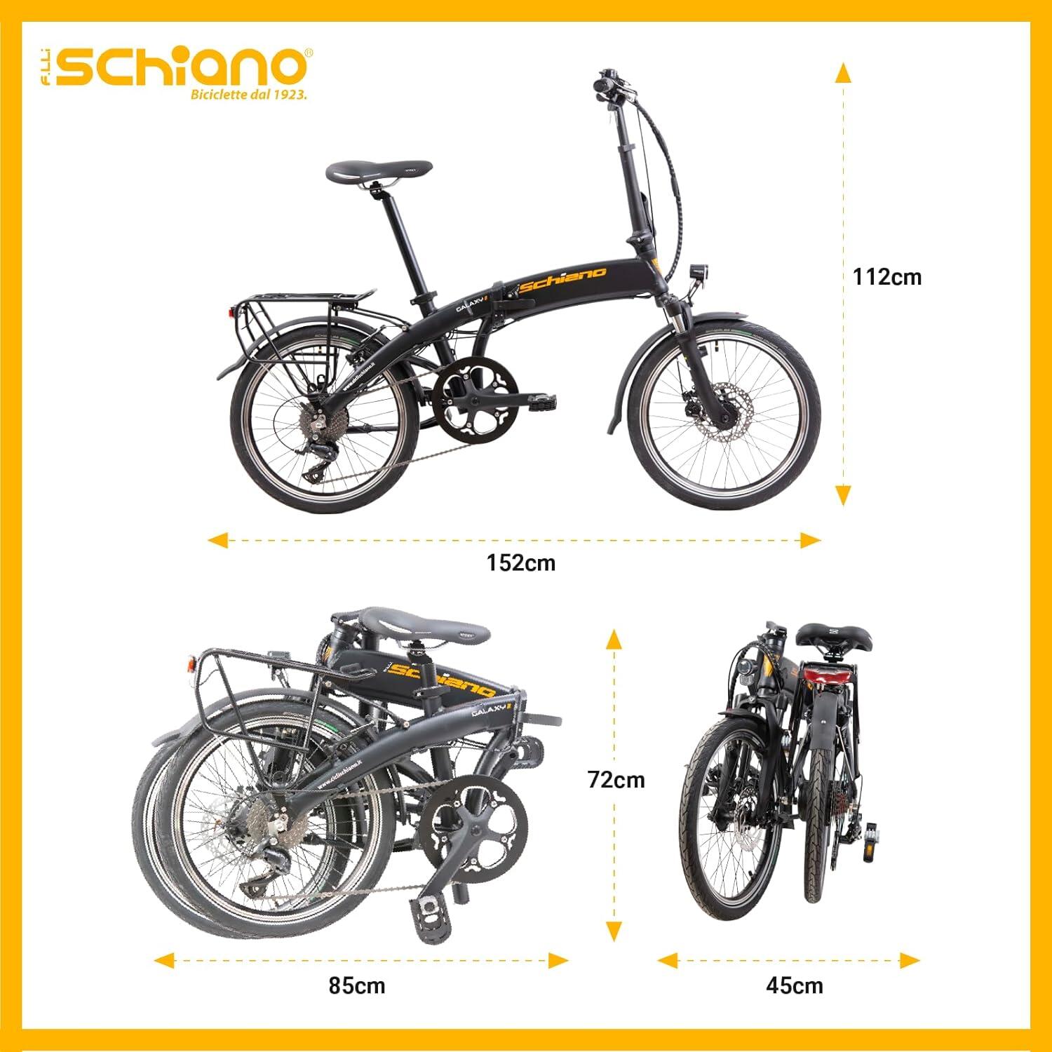 Galaxy 20 bici pieghevole,a pedalata assistita-in alluminio-ammortizzata 7/7