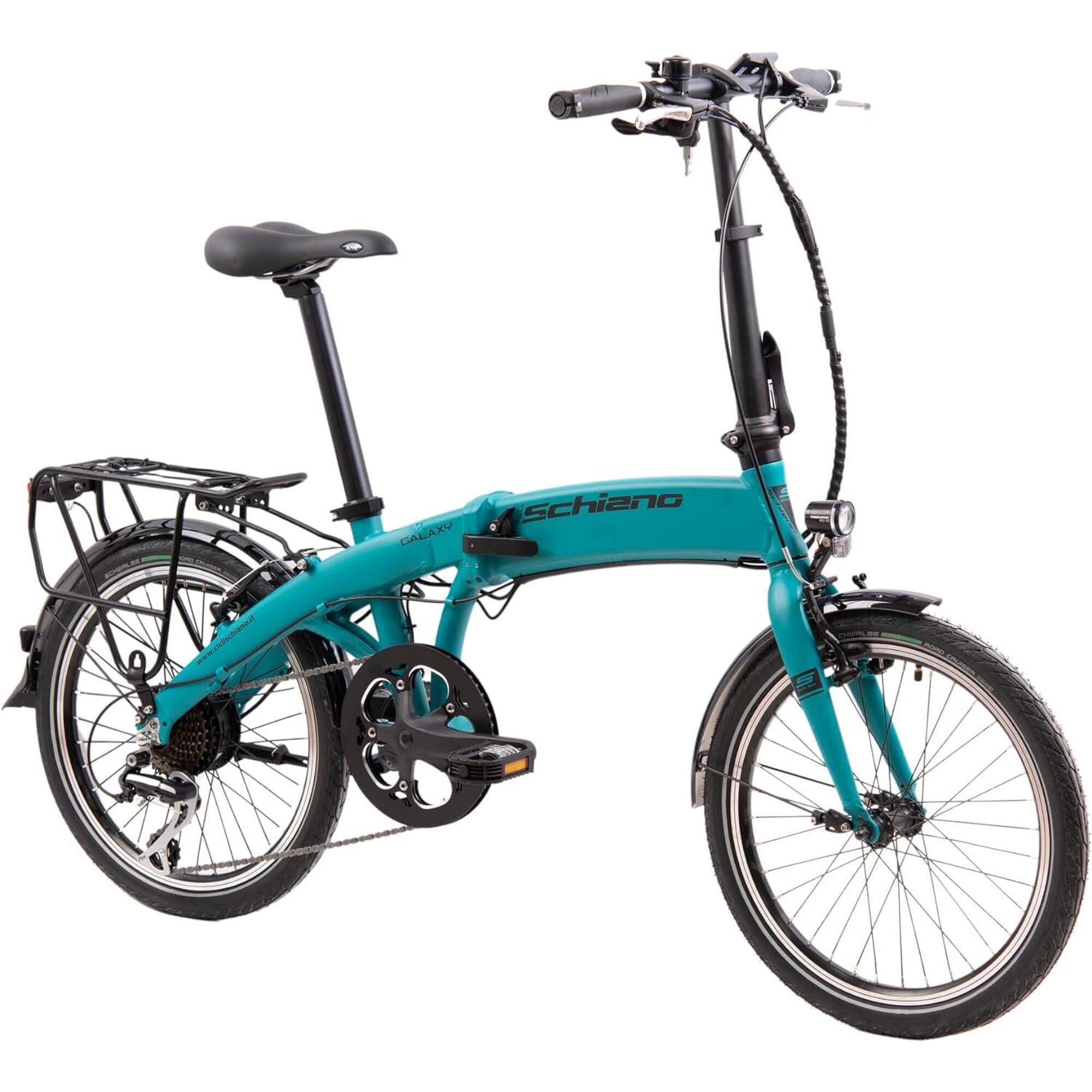 Bicicleta elétrica dobrável Galaxy 20" - quadro em alumínio - rígida