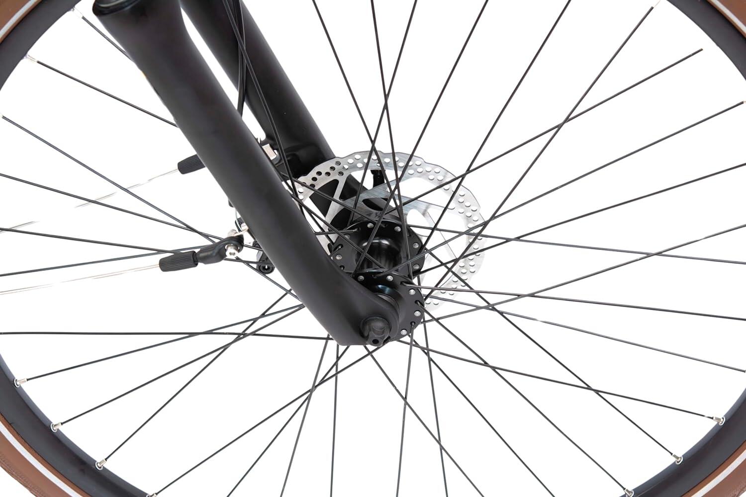 E- Voke 28" bici Trekking-a pedalata assistita-in alluminio-ammortizzata 4/6