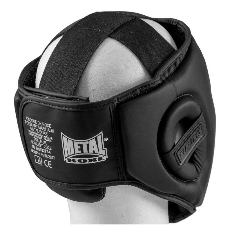 Capacete de boxe Black furious Metal Boxe