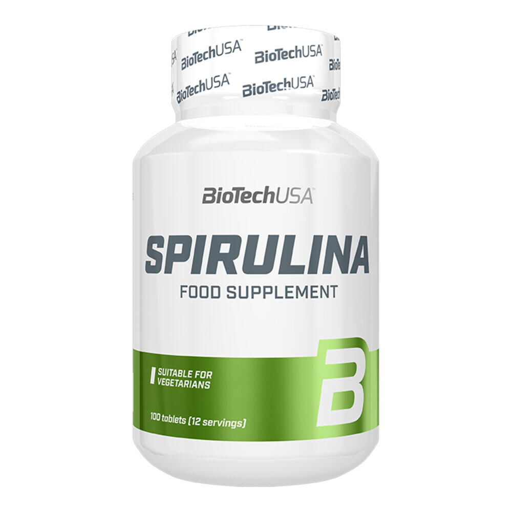 BIOTECHUSA Spirulina - 100 Comprimidos de Biotech USA