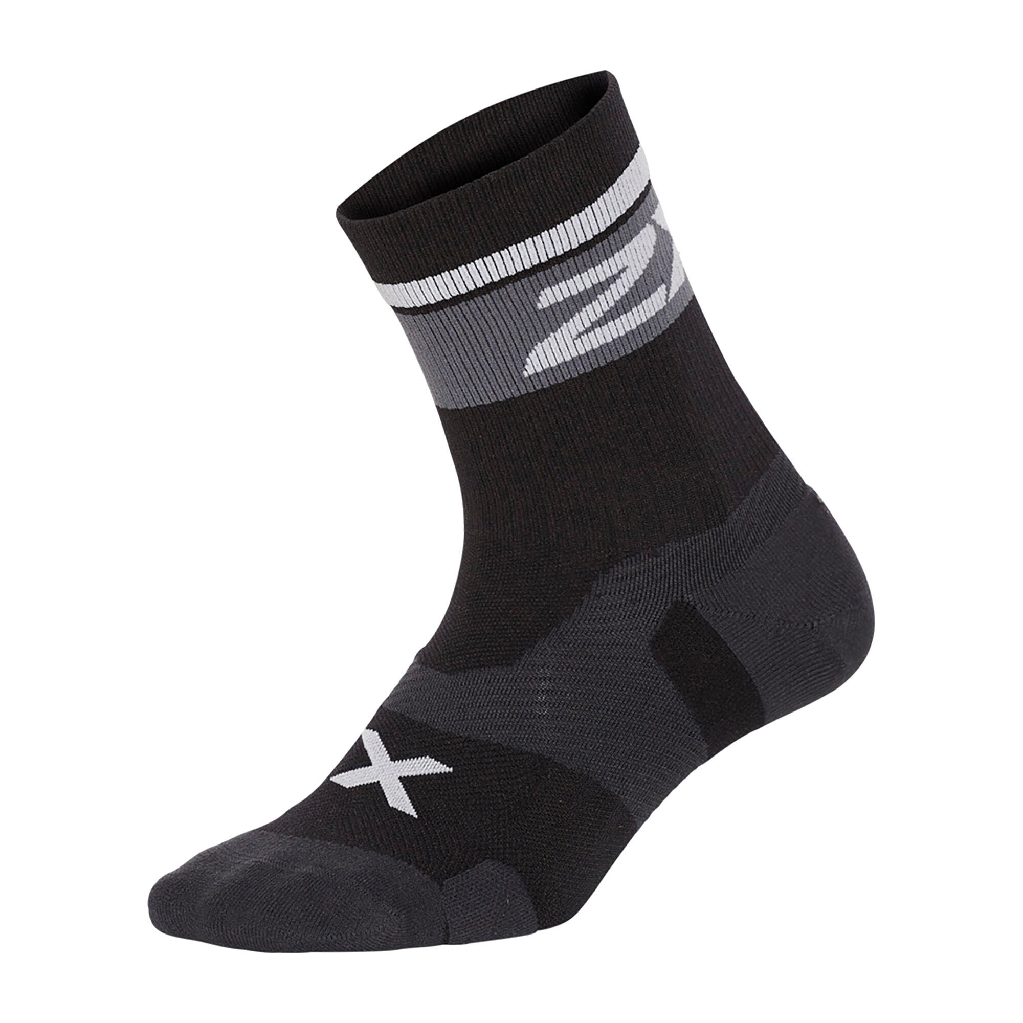 Chaussettes de sport 2XU Vectr Cushion Crew 1/3