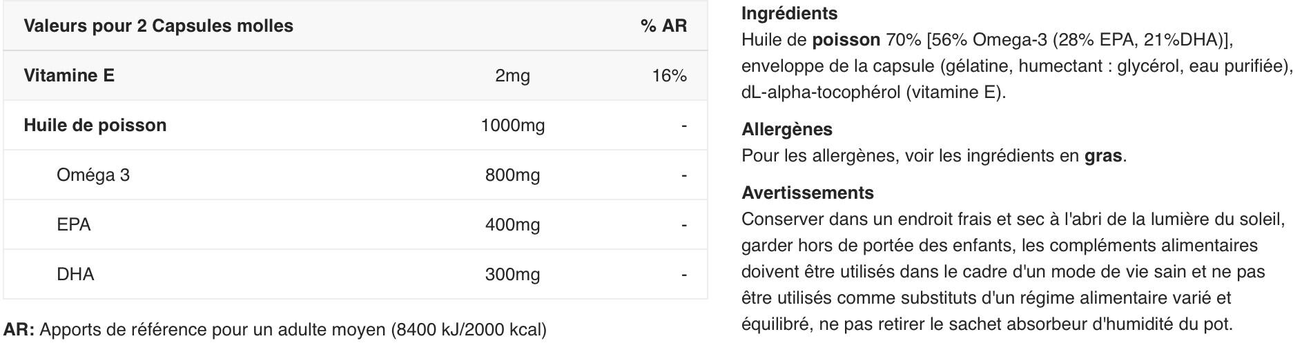 BioTechUSA Omega 3 90 Cápsulas 2/7
