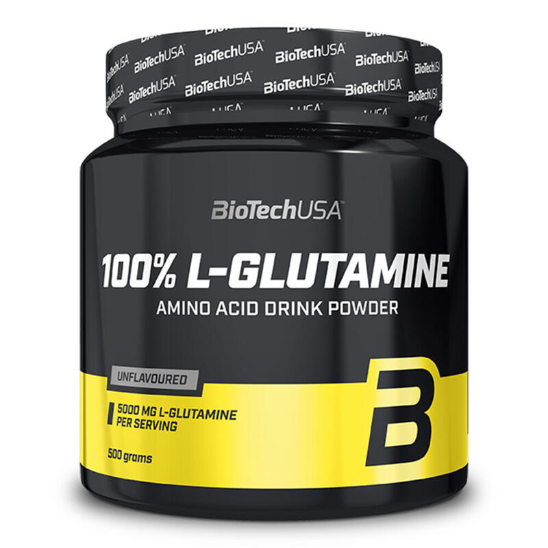 BioTech USA - L-Glutamina 100% x 500 gr - Sem gorduras e carboidratos
