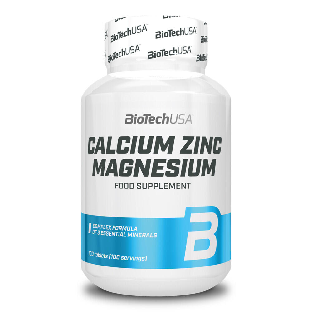 Biotechusa - Multiminéraux - Calcium Zinc Magnesium - 100 Comprimés - Sels Minéraux - Taille Unique - Decathlon