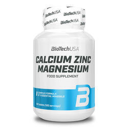 Multiminéraux - Calcium Zinc Magnesium - 100 Comprimés