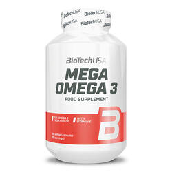 Biotech Usa Mega Omega 3 180 Softgel Caps