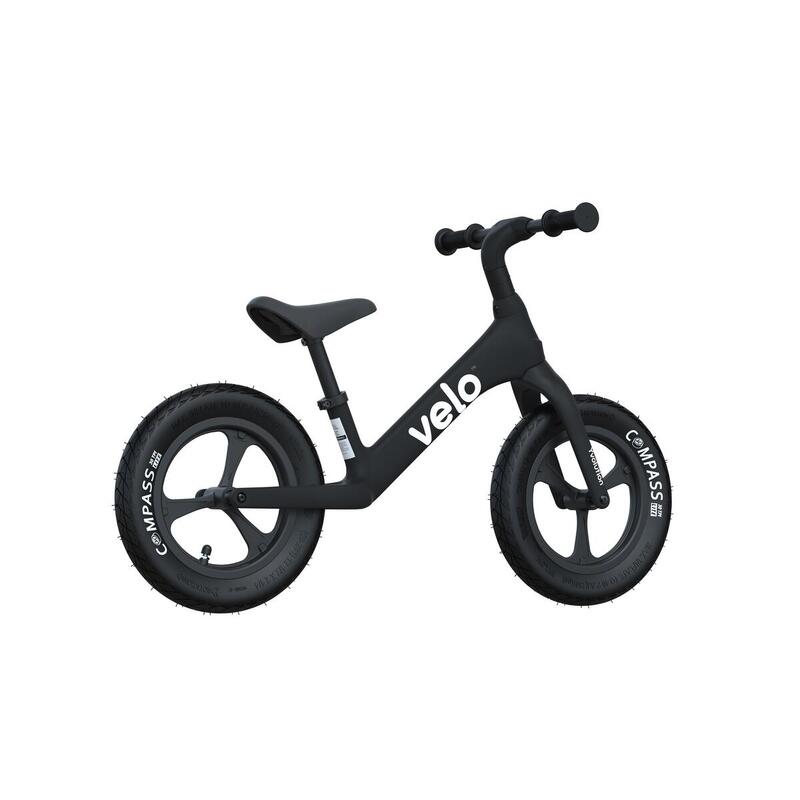 Bicicletta equilibrio, bambino/bambina, Yvelo Pro, nera