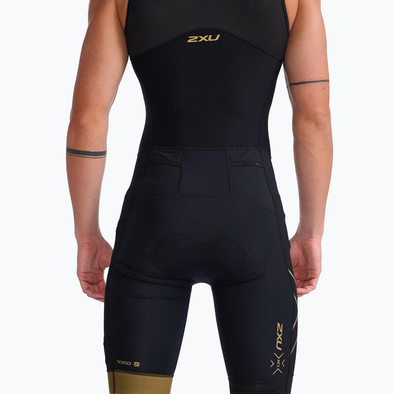 Férfi 2XU Light Speed ​​​​elülső cipzáras triatlon ruha