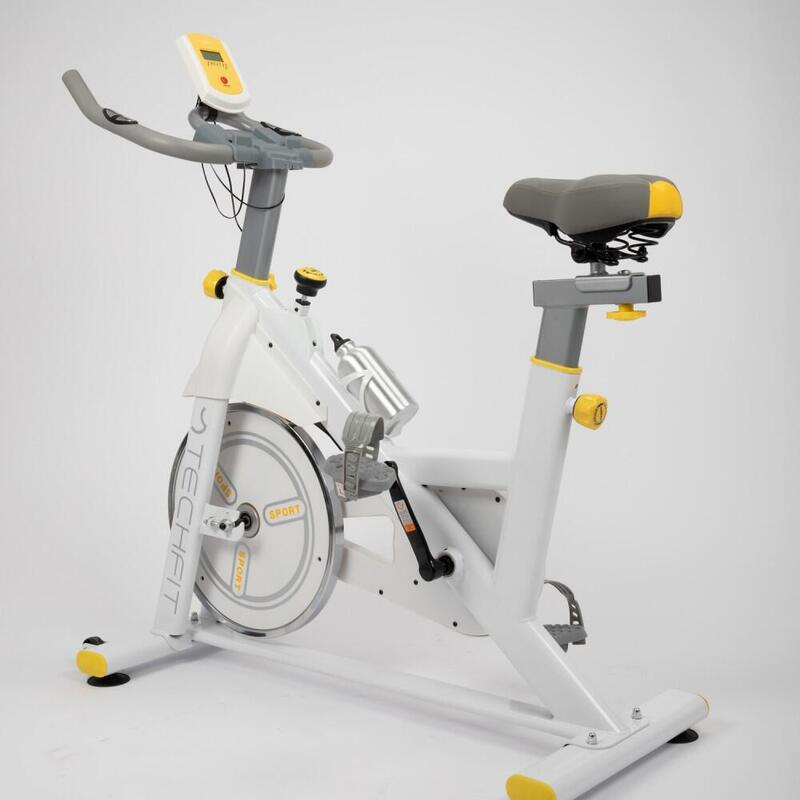 Bicicleta  Cycling TECHFIT® SBK800, Volanta 8Kg eficienta, 99 Trepte