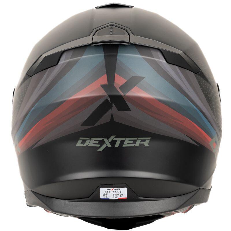MOTOBLOUZ Casque Intégral ELEVEN STRANGER Black/Red/Blue/Grey | ECE 22.06 4/7