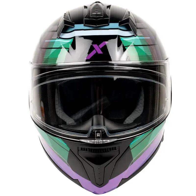 Casque ELEVEN WONDERWORLD Adulte Noir/Violet/Vert Dexter 2/7