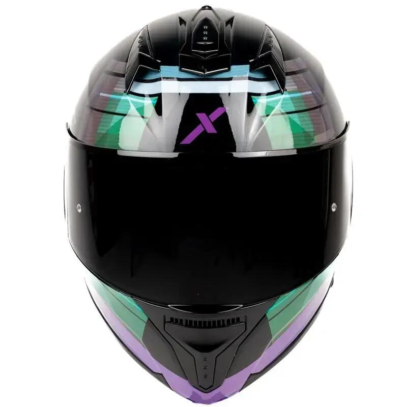 Casque ELEVEN WONDERWORLD Adulte Noir/Violet/Vert Dexter 7/7
