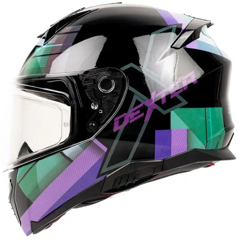 Casque ELEVEN WONDERWORLD Adulte Noir/Violet/Vert Dexter 3/7