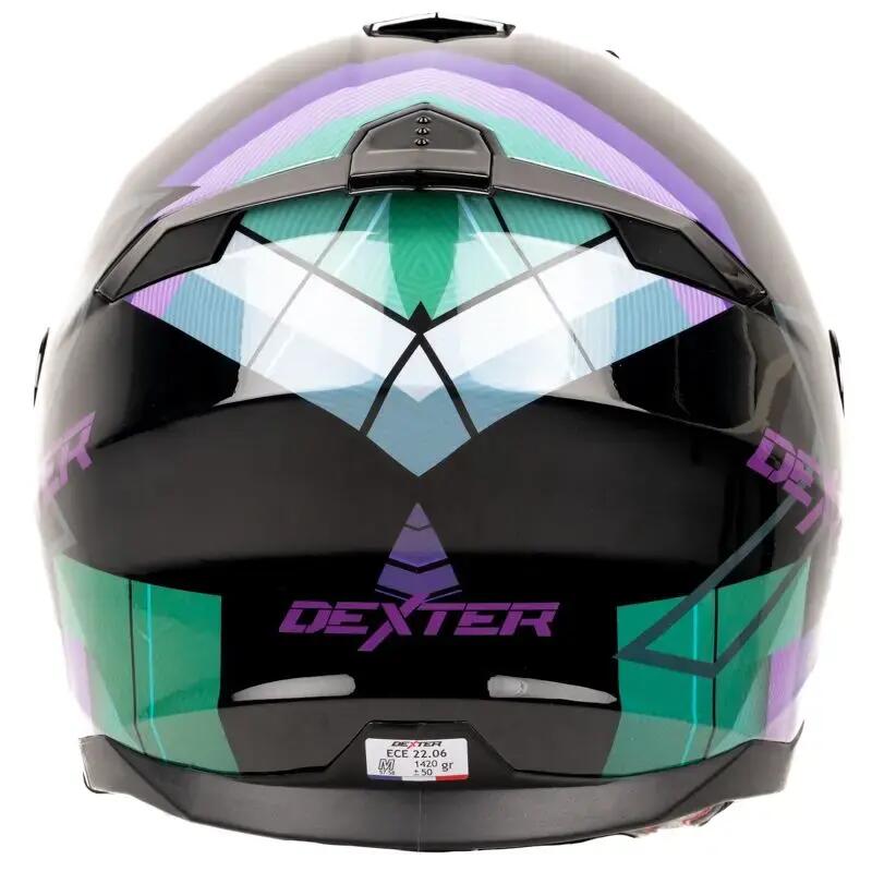 Casque ELEVEN WONDERWORLD Adulte Noir/Violet/Vert Dexter 4/7