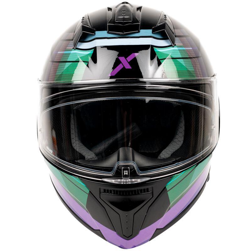 Casque ELEVEN WONDERWORLD Adulte Noir/Violet/Vert Dexter