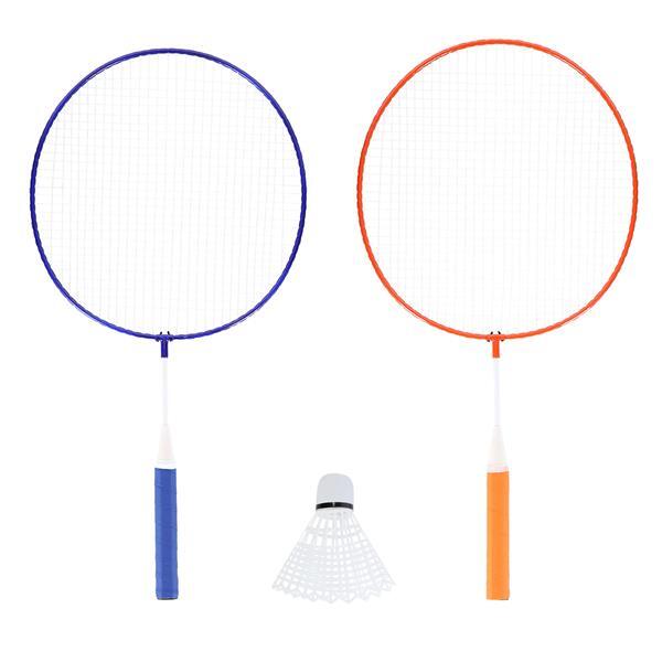 Nils - Acier/badminton - Set 2 Schlager + Junior Nils - Fermetures Nrz052 - Raquette De Badminton - Bleu|orange - Taille Unique - Decathlon